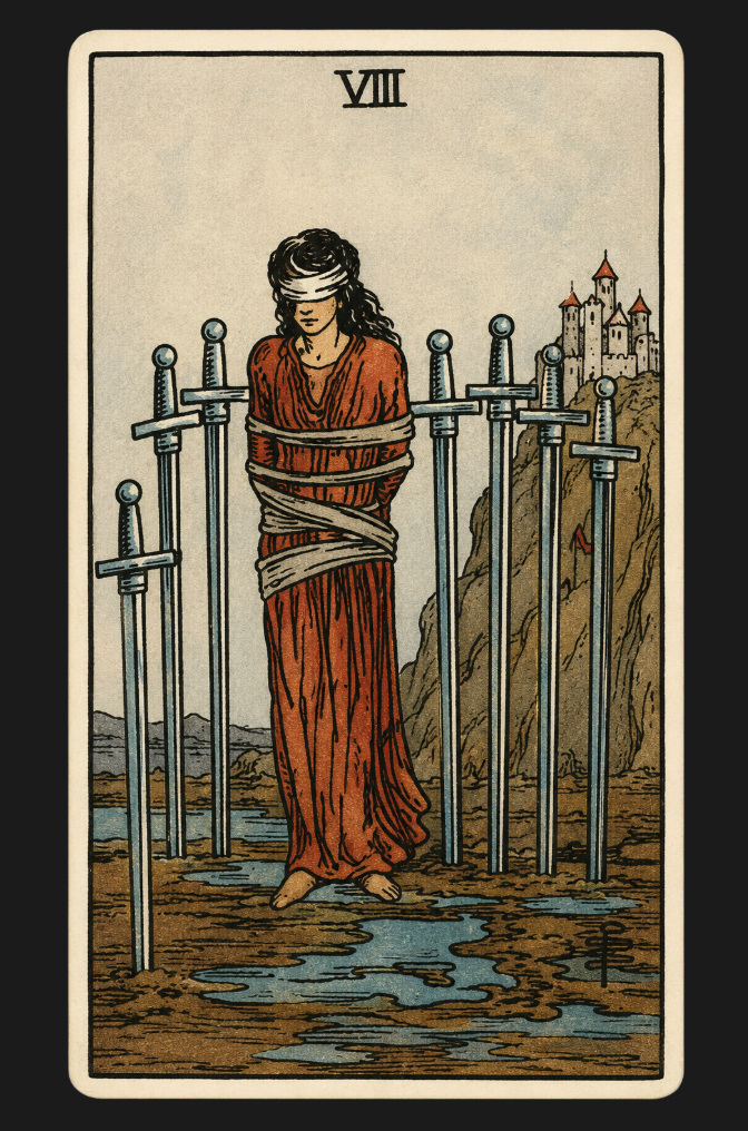 Eight of Swords tarot card